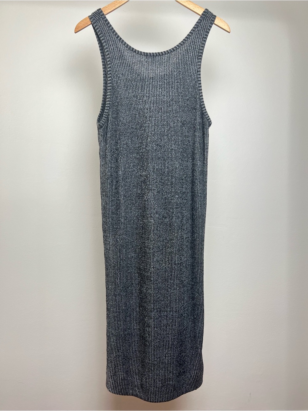 Splendid Gray Ribbed Knit Dress - Picture 3 of 3